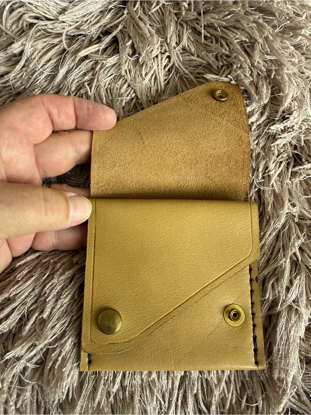 Vintage leather wallet